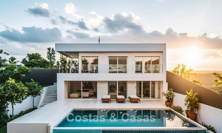 New build luxury villa with breathtaking sea views for sale in the hills of Mijas, Costa del Sol 775331