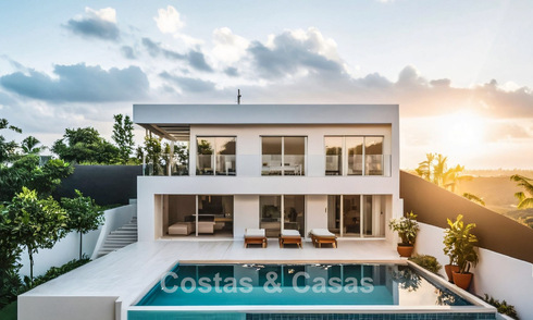 New build luxury villa with breathtaking sea views for sale in the hills of Mijas, Costa del Sol 775331