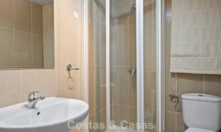 Spacious townhouse with beautiful golf and sea views for sale, in an exclusive golf urbanization in Benahavis - Marbella 775198 