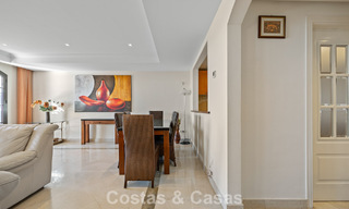 Spacious townhouse with beautiful golf and sea views for sale, in an exclusive golf urbanization in Benahavis - Marbella 775221 