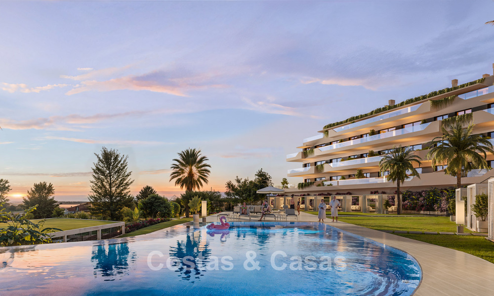 Stylish new build apartments with sublime sea views for sale in Mijas Costa, Costa del Sol 775361