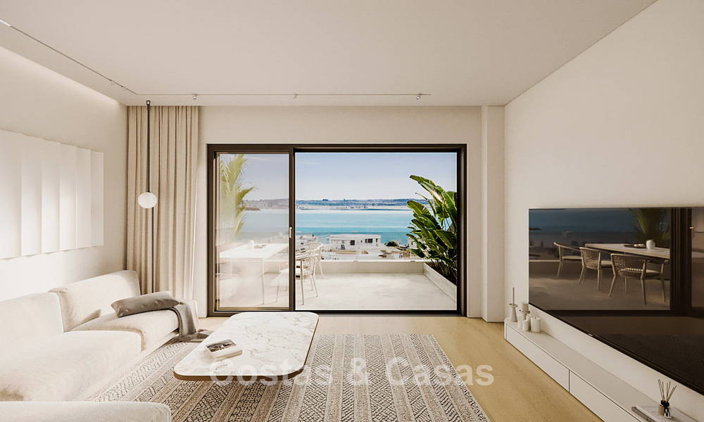 Stylish new build apartments with sublime sea views for sale in Mijas Costa, Costa del Sol 775363