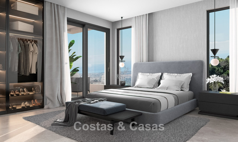 Sophisticated designer villa with magnificent sea views for sale in El Madroñal, Benahavis - Marbella 775230