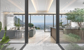 Sophisticated designer villa with magnificent sea views for sale in El Madroñal, Benahavis - Marbella 775241 