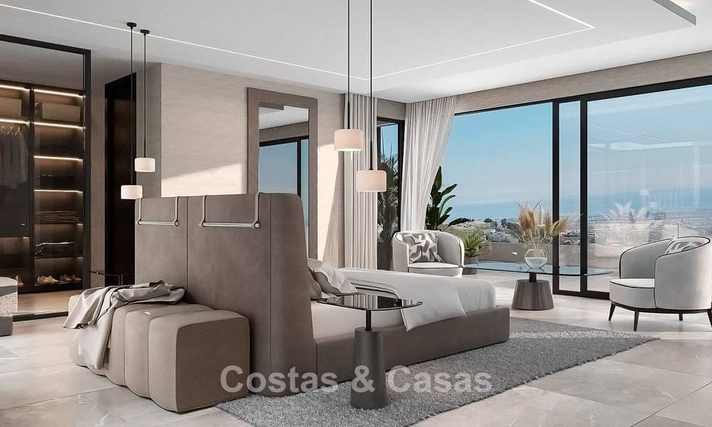 Sophisticated designer villa with magnificent sea views for sale in El Madroñal, Benahavis - Marbella 775252