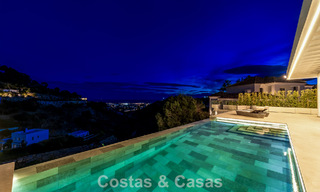 Sophisticated designer villa with magnificent sea views for sale in El Madroñal, Benahavis - Marbella 795622 