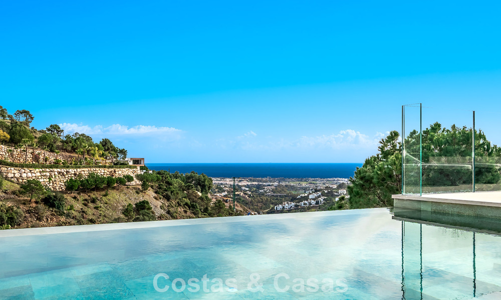 Sophisticated designer villa with magnificent sea views for sale in El Madroñal, Benahavis - Marbella 795627