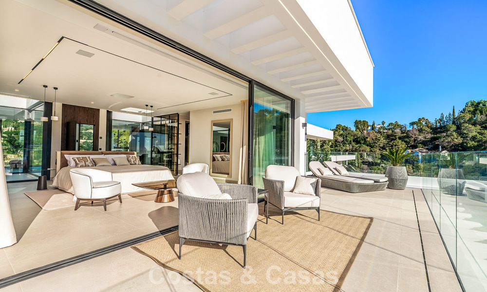 Sophisticated designer villa with magnificent sea views for sale in El Madroñal, Benahavis - Marbella 795649
