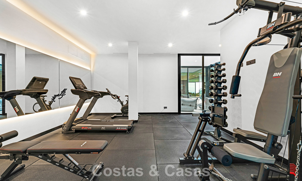 Sophisticated designer villa with magnificent sea views for sale in El Madroñal, Benahavis - Marbella 795651