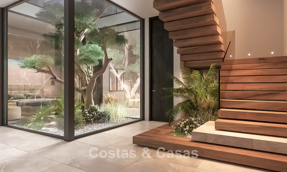 Sophisticated designer villa with stunning sea views for sale in El Madroñal, Benahavis - Marbella 775256