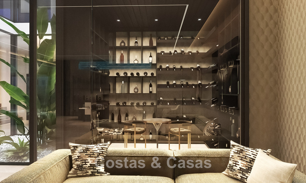 Sophisticated designer villa with stunning sea views for sale in El Madroñal, Benahavis - Marbella 775259