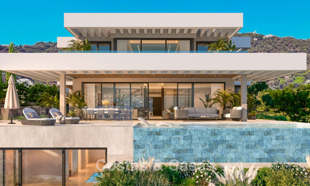 Sophisticated designer villa with stunning sea views for sale in El Madroñal, Benahavis - Marbella 775263