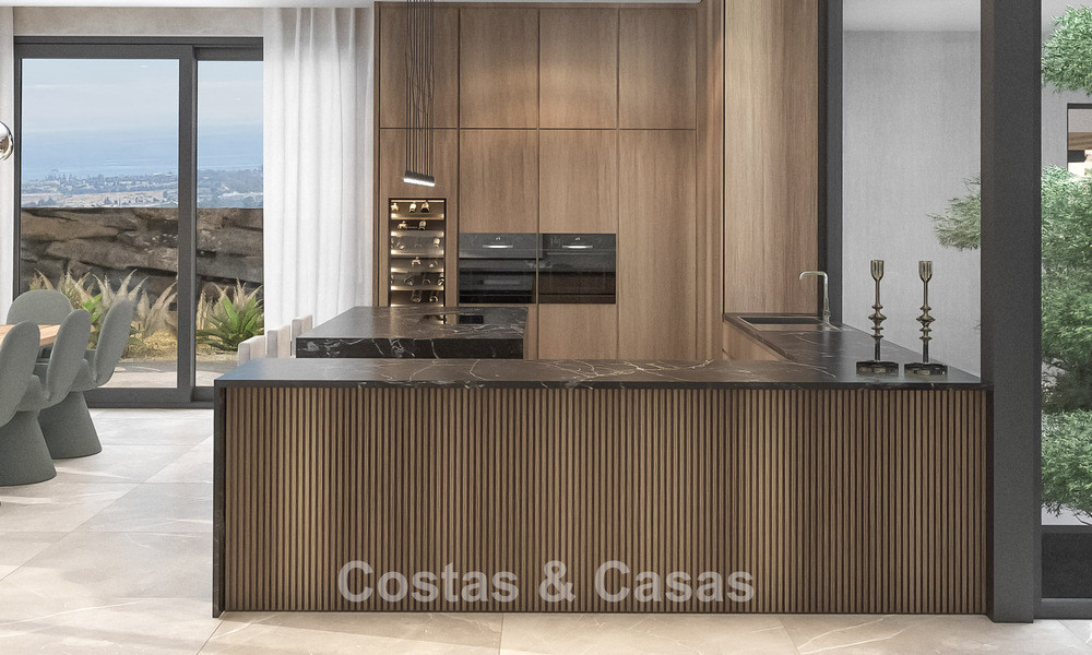 Sophisticated designer villa with stunning sea views for sale in El Madroñal, Benahavis - Marbella 775268