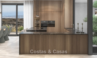 Sophisticated designer villa with stunning sea views for sale in El Madroñal, Benahavis - Marbella 775268 