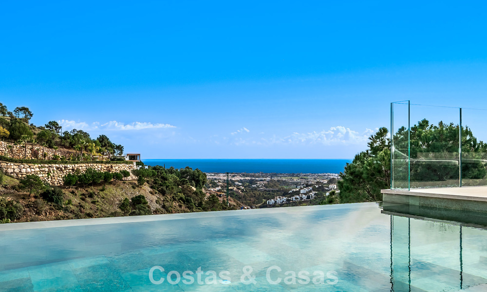 Sophisticated designer villa with stunning sea views for sale in El Madroñal, Benahavis - Marbella 796824