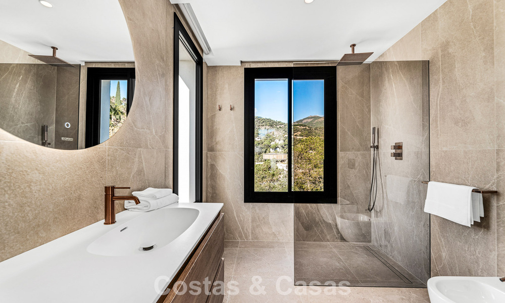 Sophisticated designer villa with stunning sea views for sale in El Madroñal, Benahavis - Marbella 796827