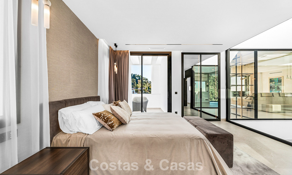 Sophisticated designer villa with stunning sea views for sale in El Madroñal, Benahavis - Marbella 796828