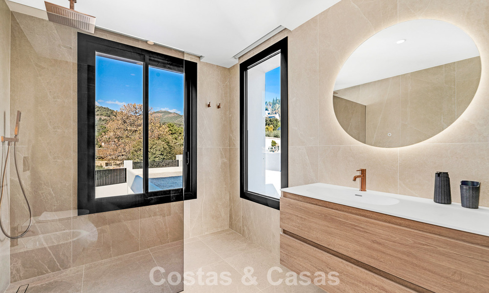 Sophisticated designer villa with stunning sea views for sale in El Madroñal, Benahavis - Marbella 796829