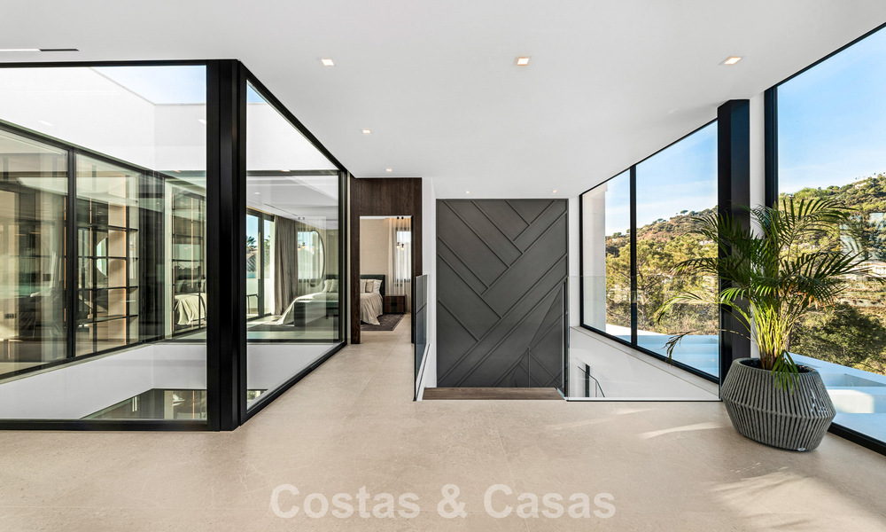 Sophisticated designer villa with stunning sea views for sale in El Madroñal, Benahavis - Marbella 796848