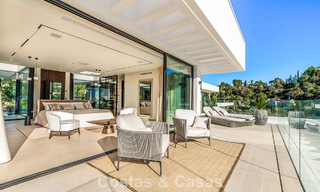 Sophisticated designer villa with stunning sea views for sale in El Madroñal, Benahavis - Marbella 796850 