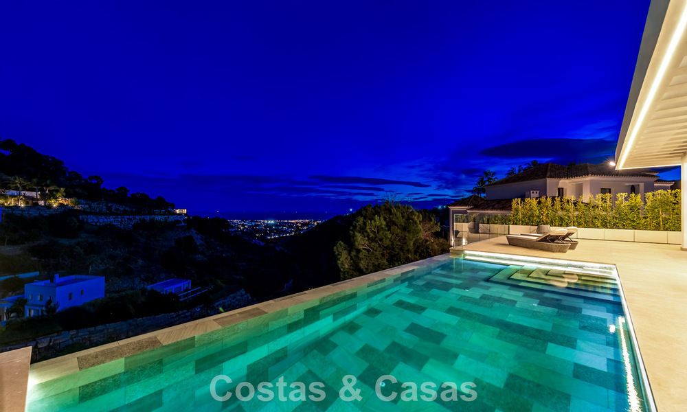 Sophisticated designer villa with stunning sea views for sale in El Madroñal, Benahavis - Marbella 796858