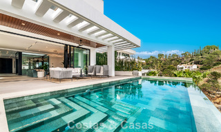 Sophisticated designer villa with stunning sea views for sale in El Madroñal, Benahavis - Marbella 796861 
