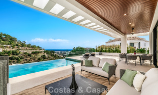 Sophisticated designer villa with stunning sea views for sale in El Madroñal, Benahavis - Marbella 796863 