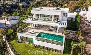 Sophisticated designer villa with stunning sea views for sale in El Madroñal, Benahavis - Marbella 796864 