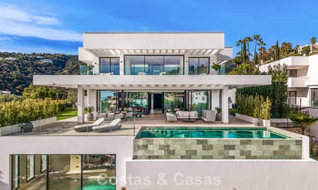 Sophisticated designer villa with stunning sea views for sale in El Madroñal, Benahavis - Marbella 796868