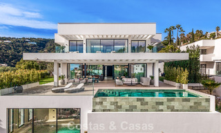 Sophisticated designer villa with stunning sea views for sale in El Madroñal, Benahavis - Marbella 796868 