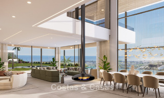 Impressive modern new build villa with breathtaking views for sale in exclusive El Madroñal, Benahavis - Marbella 775279 