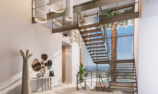 Impressive modern new build villa with breathtaking views for sale in exclusive El Madroñal, Benahavis - Marbella 775284 