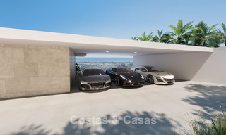 Impressive modern new build villa with breathtaking views for sale in exclusive El Madroñal, Benahavis - Marbella 775286 
