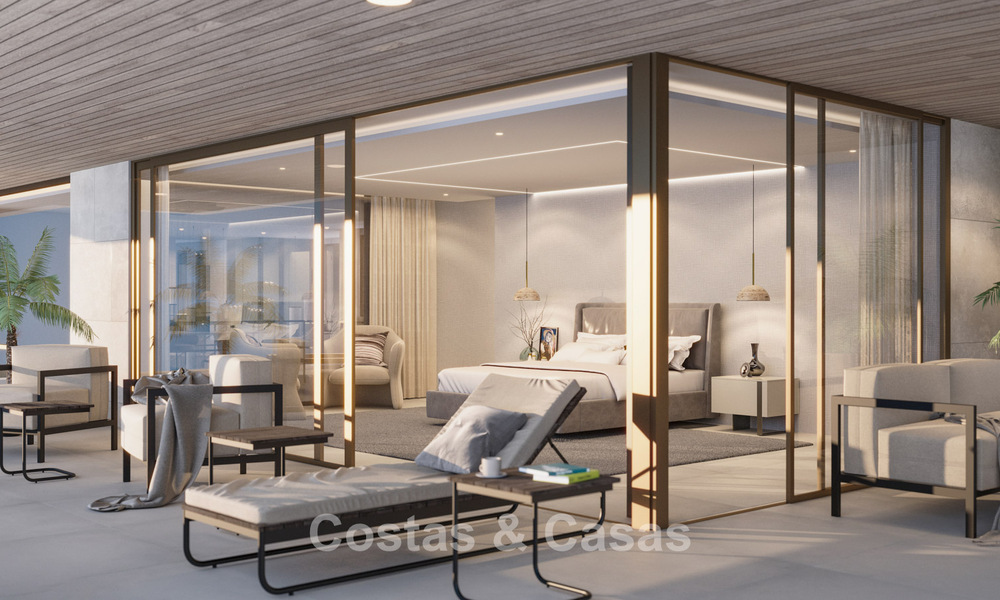 Impressive modern new build villa with breathtaking views for sale in exclusive El Madroñal, Benahavis - Marbella 775289