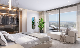 Impressive modern new build villa with breathtaking views for sale in exclusive El Madroñal, Benahavis - Marbella 775290 