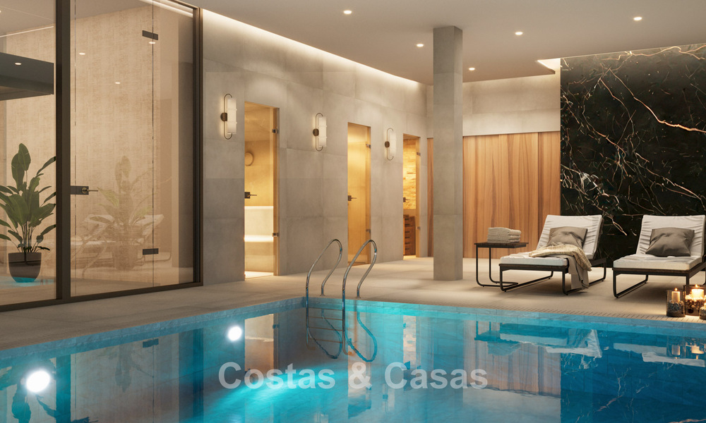 Impressive modern new build villa with breathtaking views for sale in exclusive El Madroñal, Benahavis - Marbella 775293