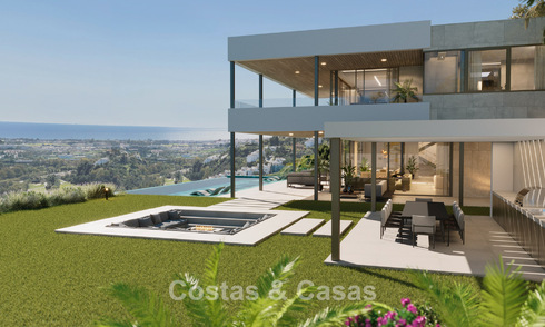 Architectural masterpiece with phenomenal sea views for sale in El Madroñal, Benahavis - Marbella 775318