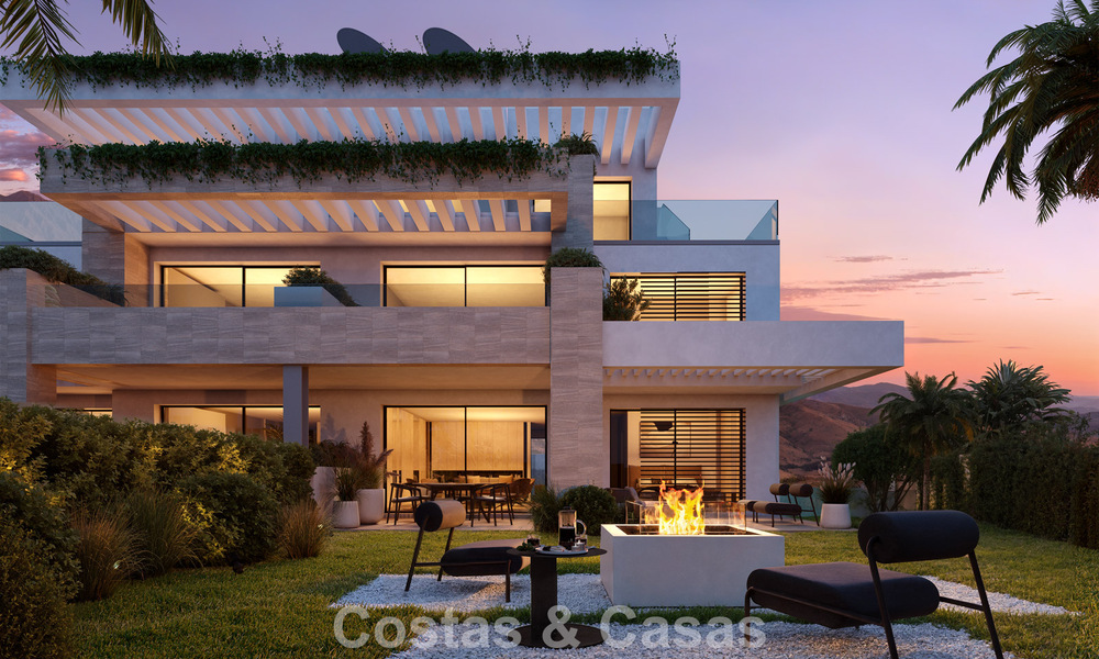 New to the market. Stylish boutique apartments for sale within walking distance to the beach and sea view in West Estepona 775418