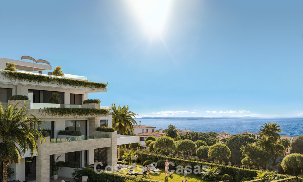 New to the market. Stylish boutique apartments for sale within walking distance to the beach and sea view in West Estepona 775420