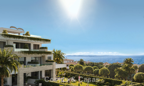 New to the market. Stylish boutique apartments for sale within walking distance to the beach and sea view in West Estepona 775420