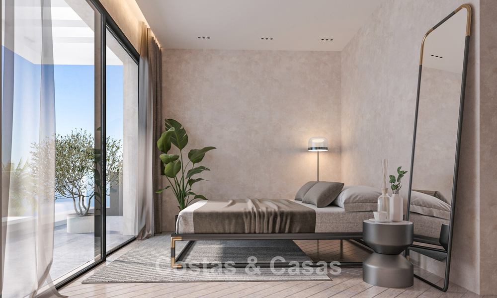 New to the market. Stylish boutique apartments for sale within walking distance to the beach and sea view in West Estepona 775429