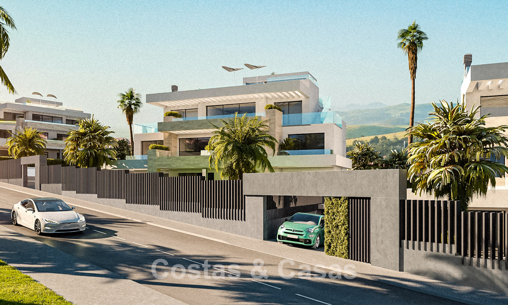 New to the market. Stylish boutique apartments for sale within walking distance to the beach and sea view in West Estepona 775431
