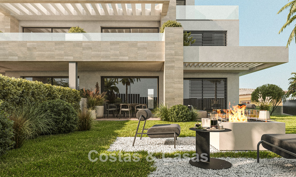 New to the market. Stylish boutique apartments for sale within walking distance to the beach and sea view in West Estepona 775435