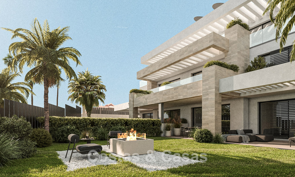 New to the market. Stylish boutique apartments for sale within walking distance to the beach and sea view in West Estepona 775437