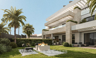 New to the market. Stylish boutique apartments for sale within walking distance to the beach and sea view in West Estepona 775437 