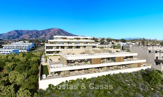 Modern new build apartments for sale close to the beach and with sea views in Estepona West 775320 