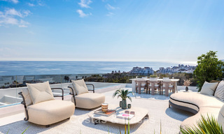 Modern new build apartments for sale close to the beach and with sea views in Estepona West 775322 
