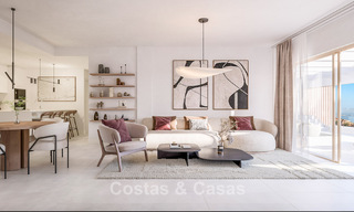 Modern new build apartments for sale close to the beach and with sea views in Estepona West 775324 