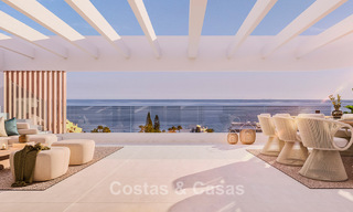 Modern new build apartments for sale close to the beach and with sea views in Estepona West 775325 