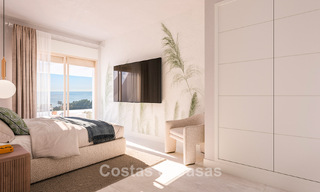 Modern new build apartments for sale close to the beach and with sea views in Estepona West 775327 